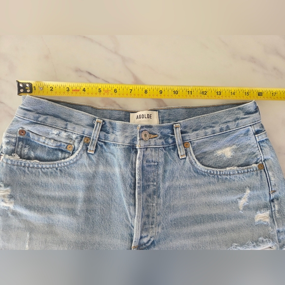 Agolde, Parker Vintage Cut Off‎ Short, Swampmeet, Size 29 - Picture 5 of 9